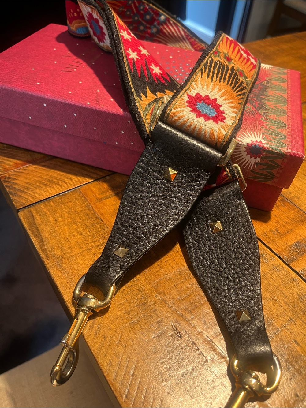 Valentino Garavani limited edition rock stud - crossbody strap with original box